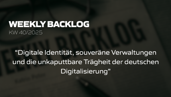 Weekly Backlog 41/2025