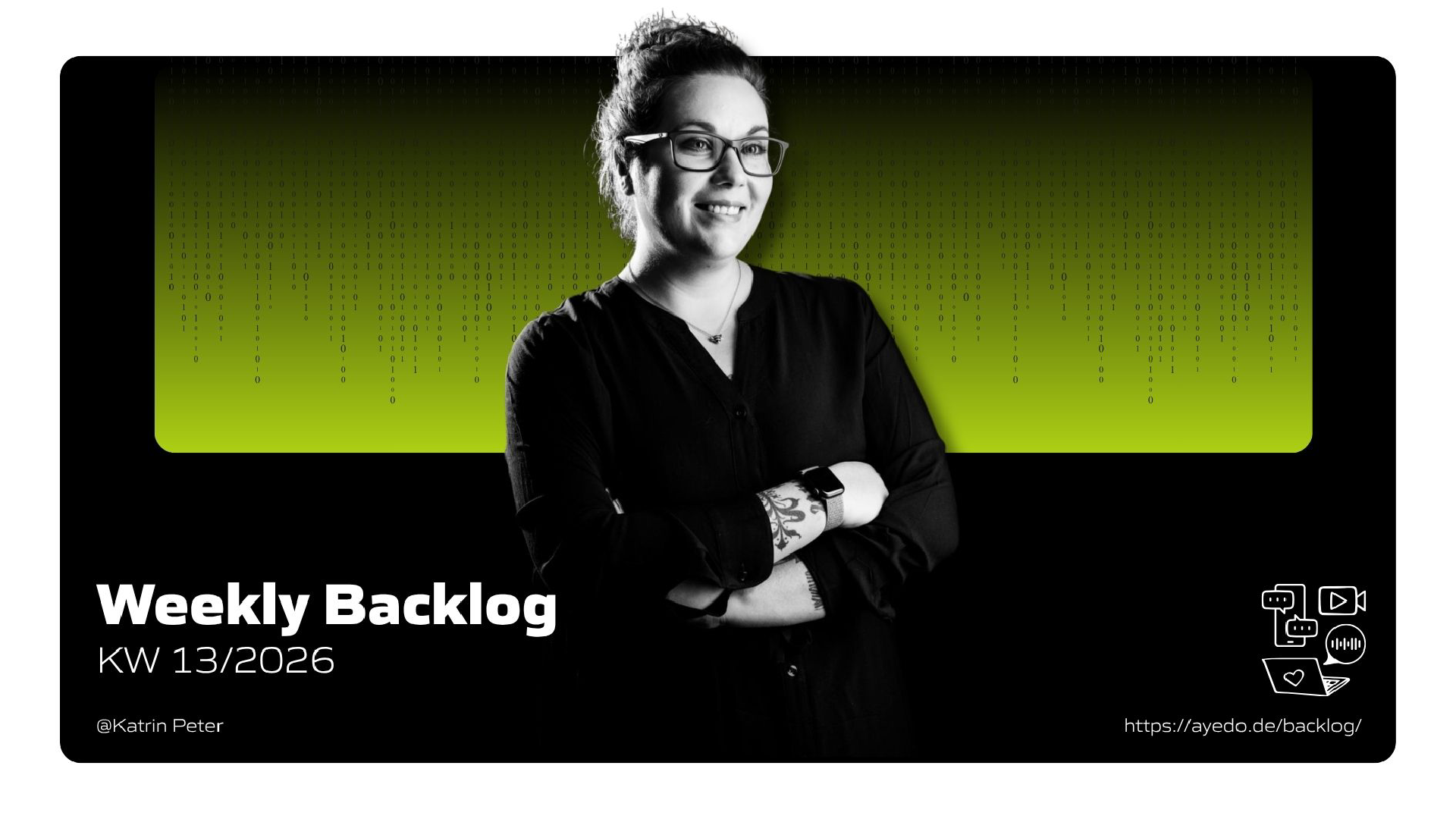 Weekly Backlog KW 13/2026