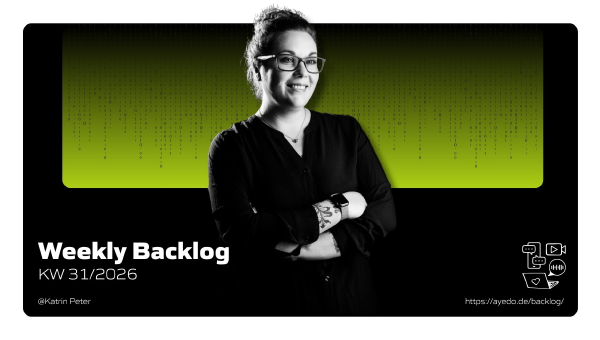 Weekly Backlog Week 31/2026