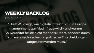 Weekly Backlog KW 5/2026