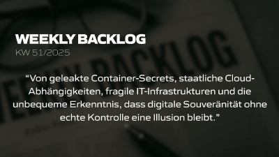 Weekly Backlog KW 51/2025