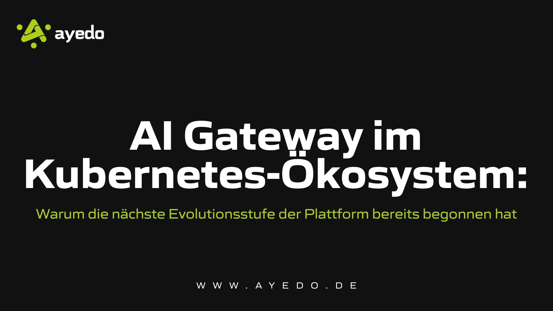 AI Gateway in the Kubernetes Ecosystem:
