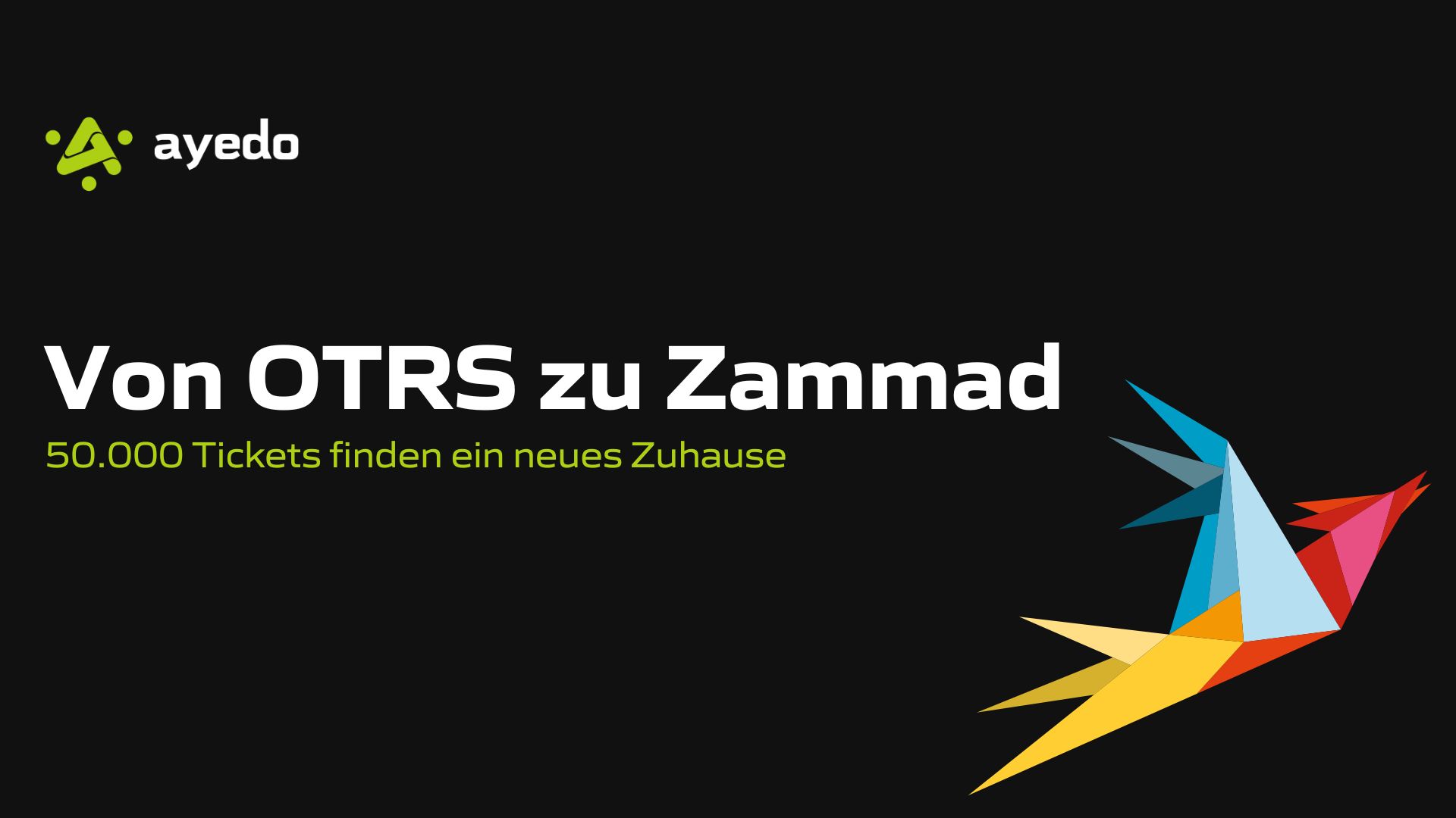 From OTRS to Zammad – 50,000 Tickets Find a New Home