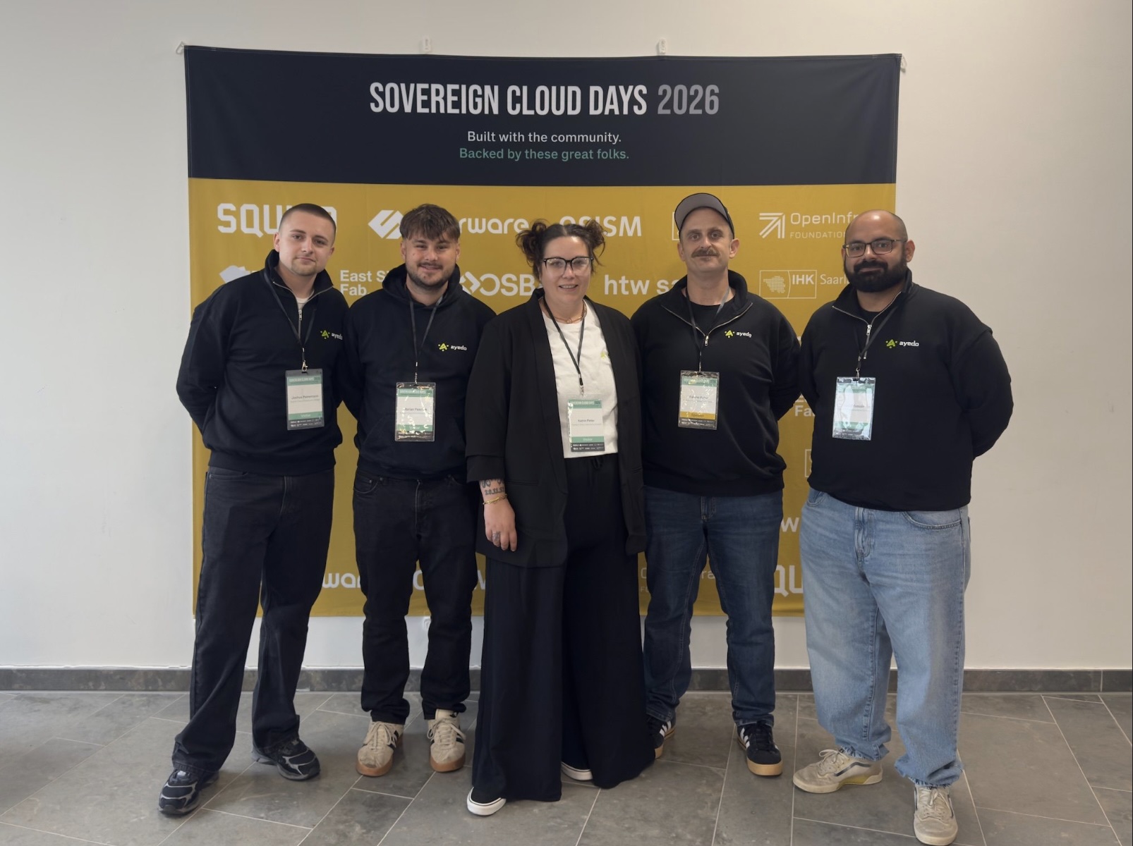 Das ayedo-Team bei den Sovereign Cloud Days 2026