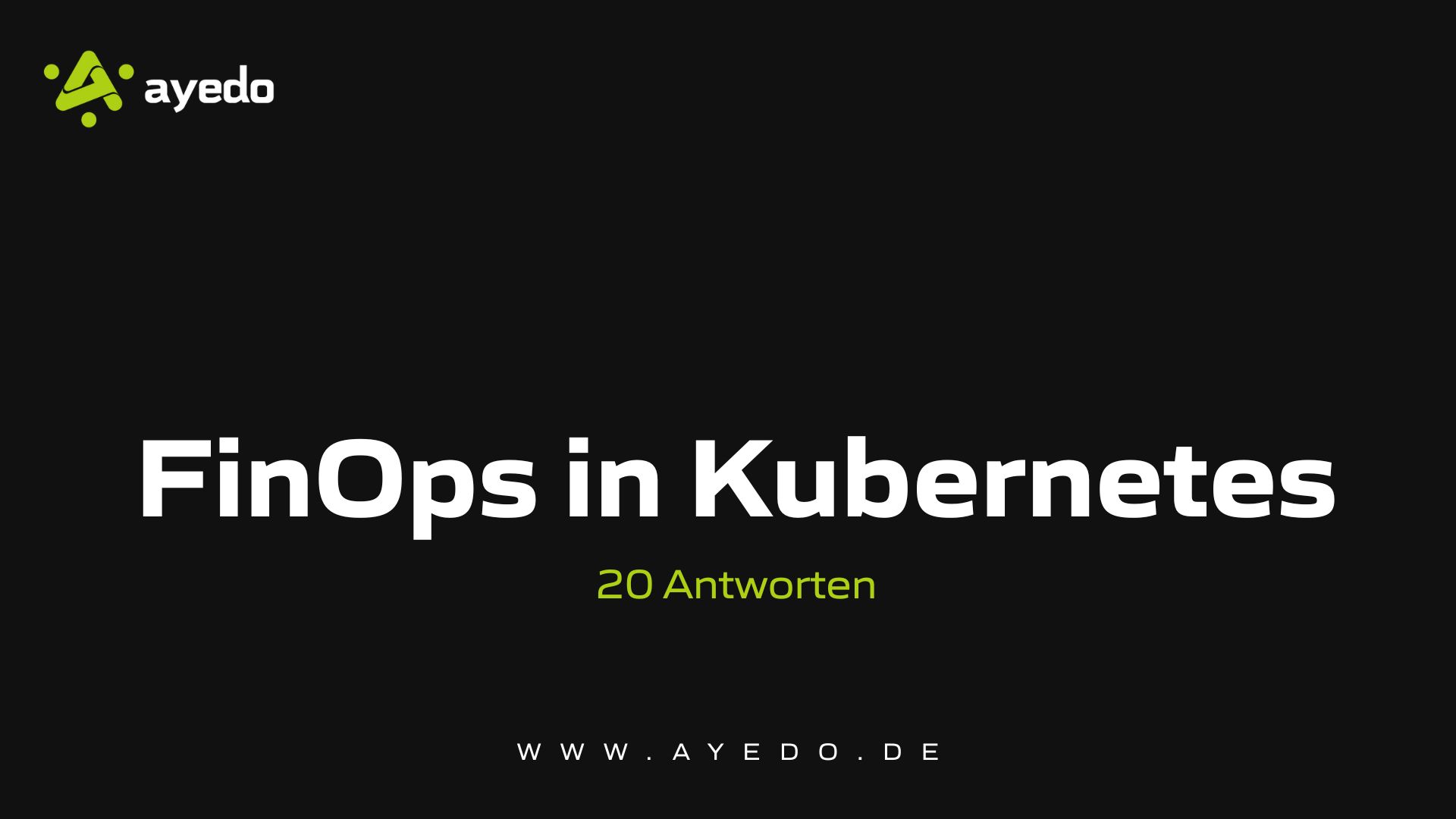 FinOps in Kubernetes - 20 Answers
