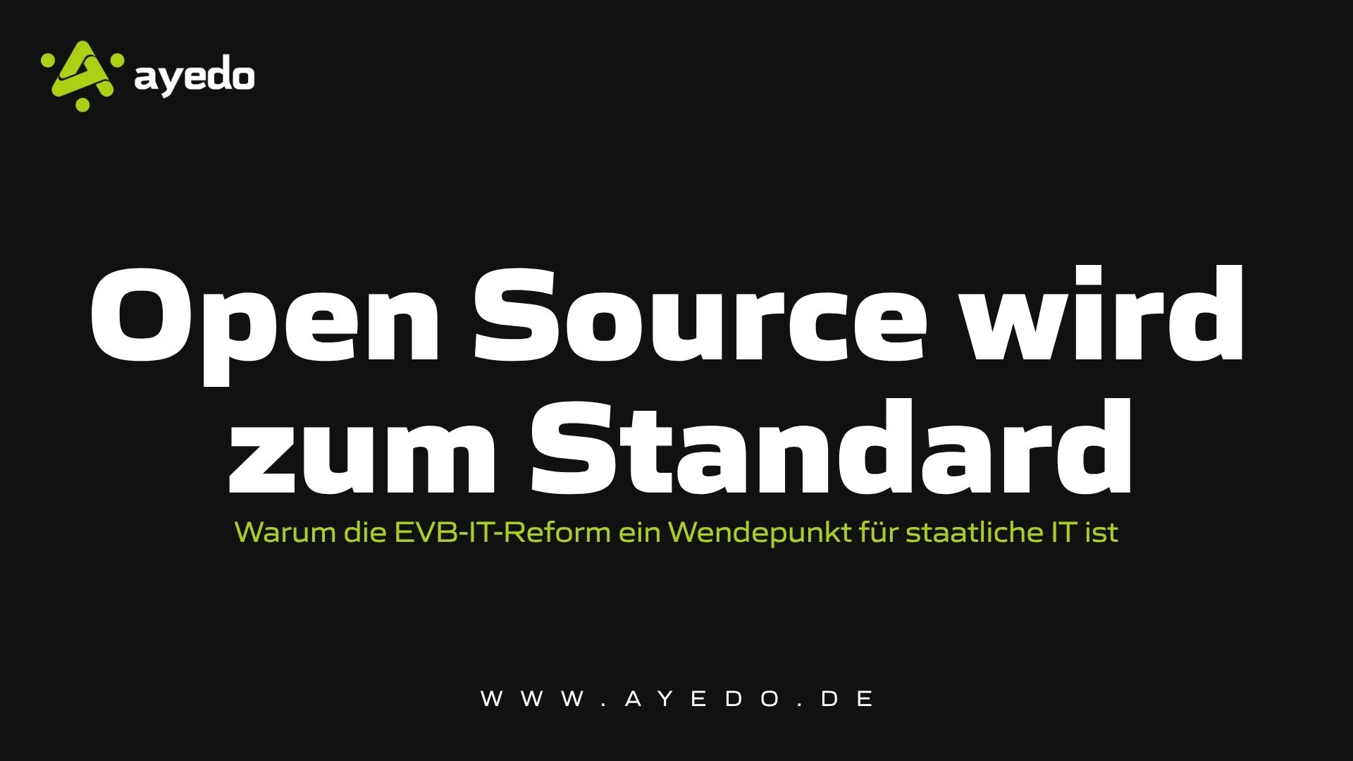 Open Source Becomes the Standard: