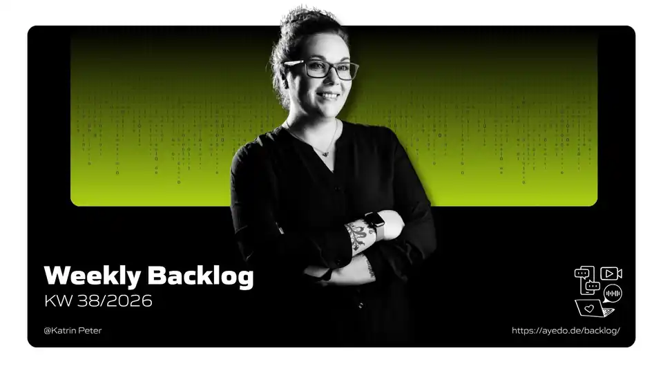 Weekly Backlog KW 38/2026