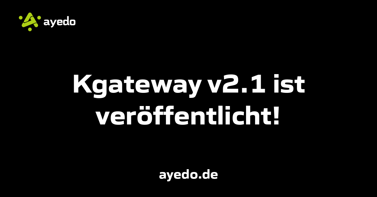 Kgateway v2.1 ist veröffentlicht!