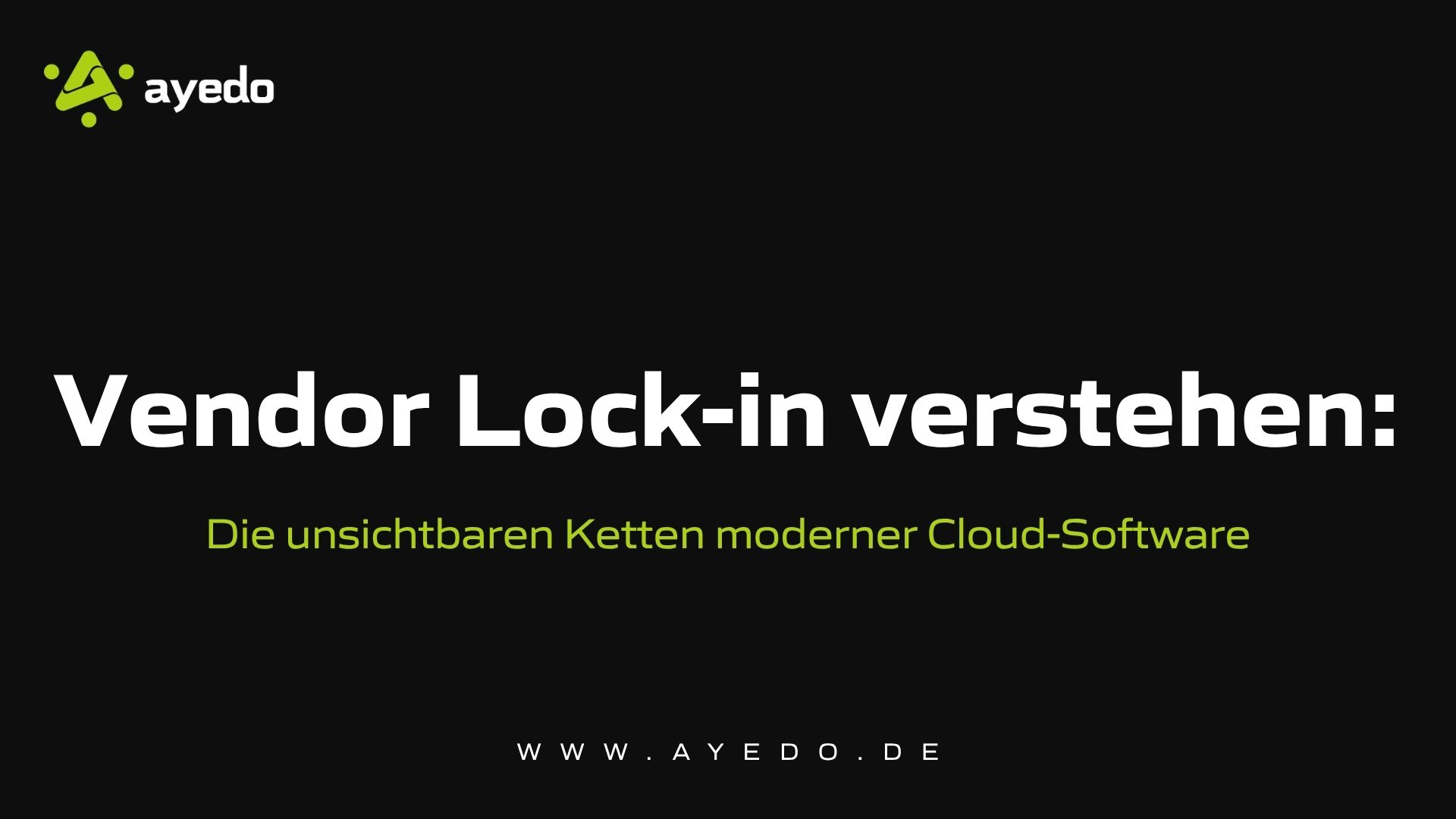 Understanding Vendor Lock-in: The Invisible Chains of Modern Cloud Software