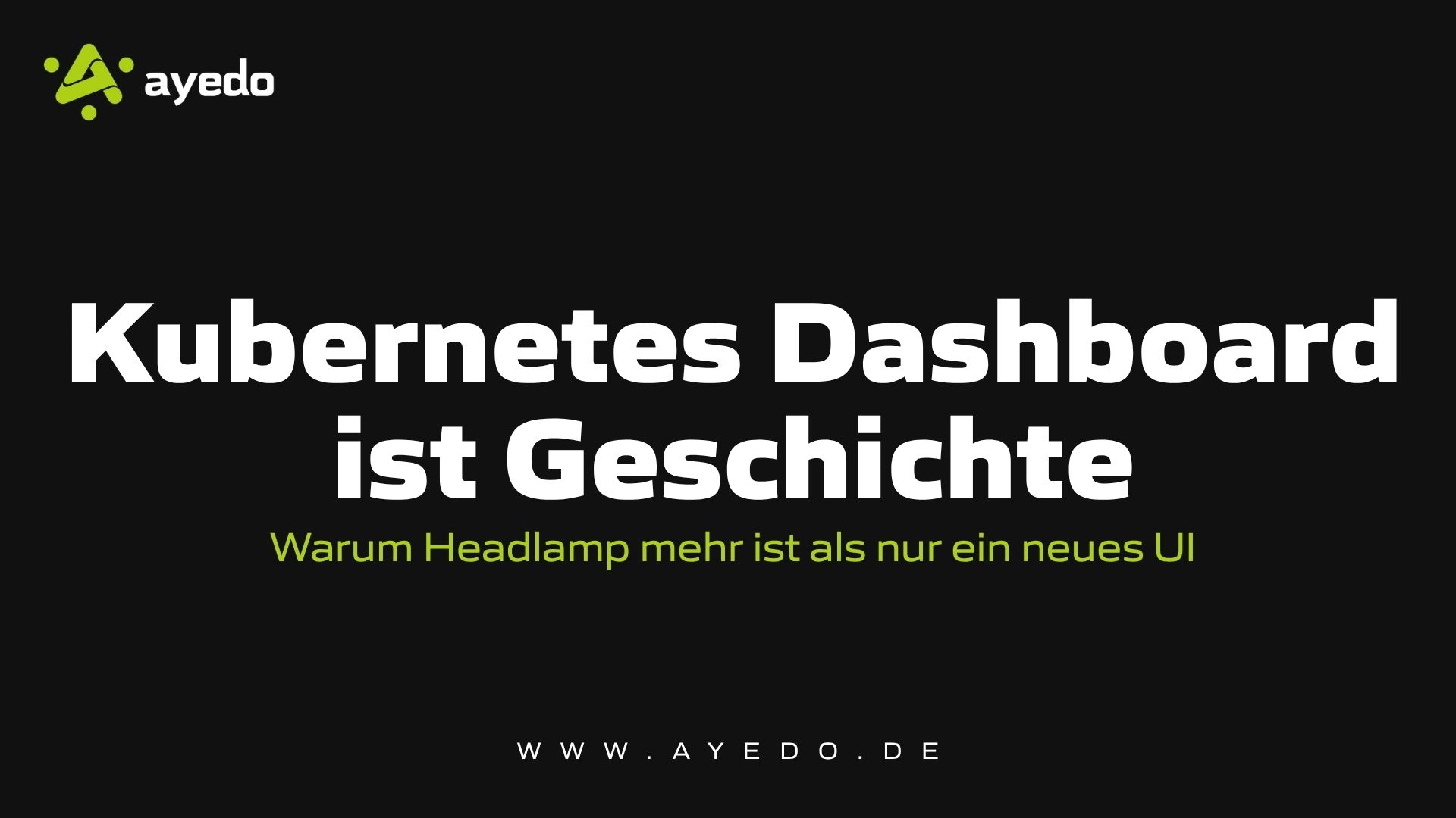 Kubernetes Dashboard ist Geschichte