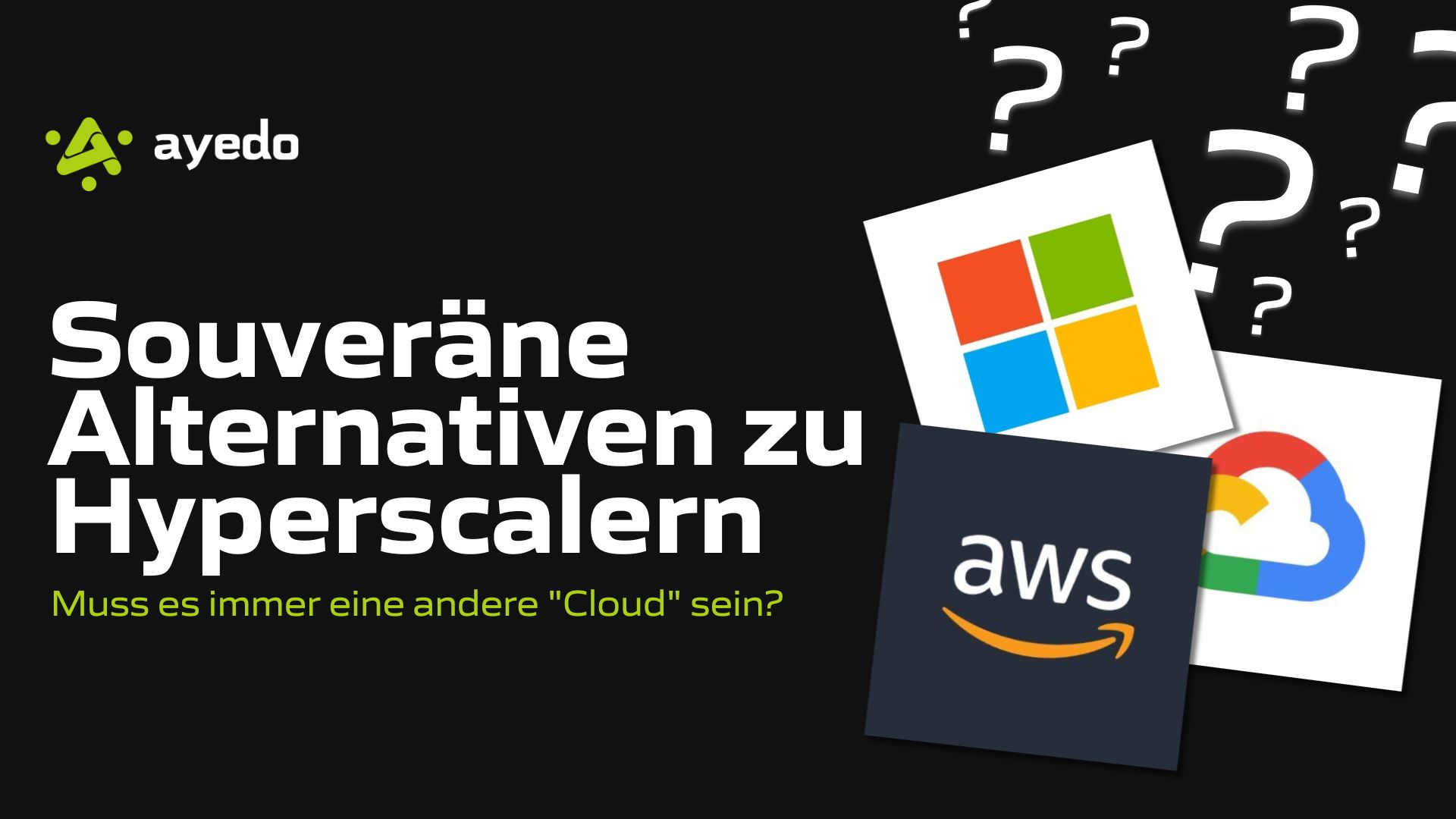 Sovereign Alternatives to Hyperscalers – Does It Always Have to Be Another "Cloud"?