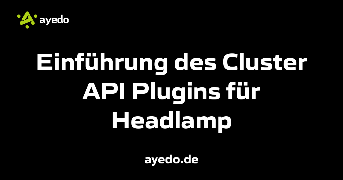 Einführung des Cluster API Plugins für Headlamp