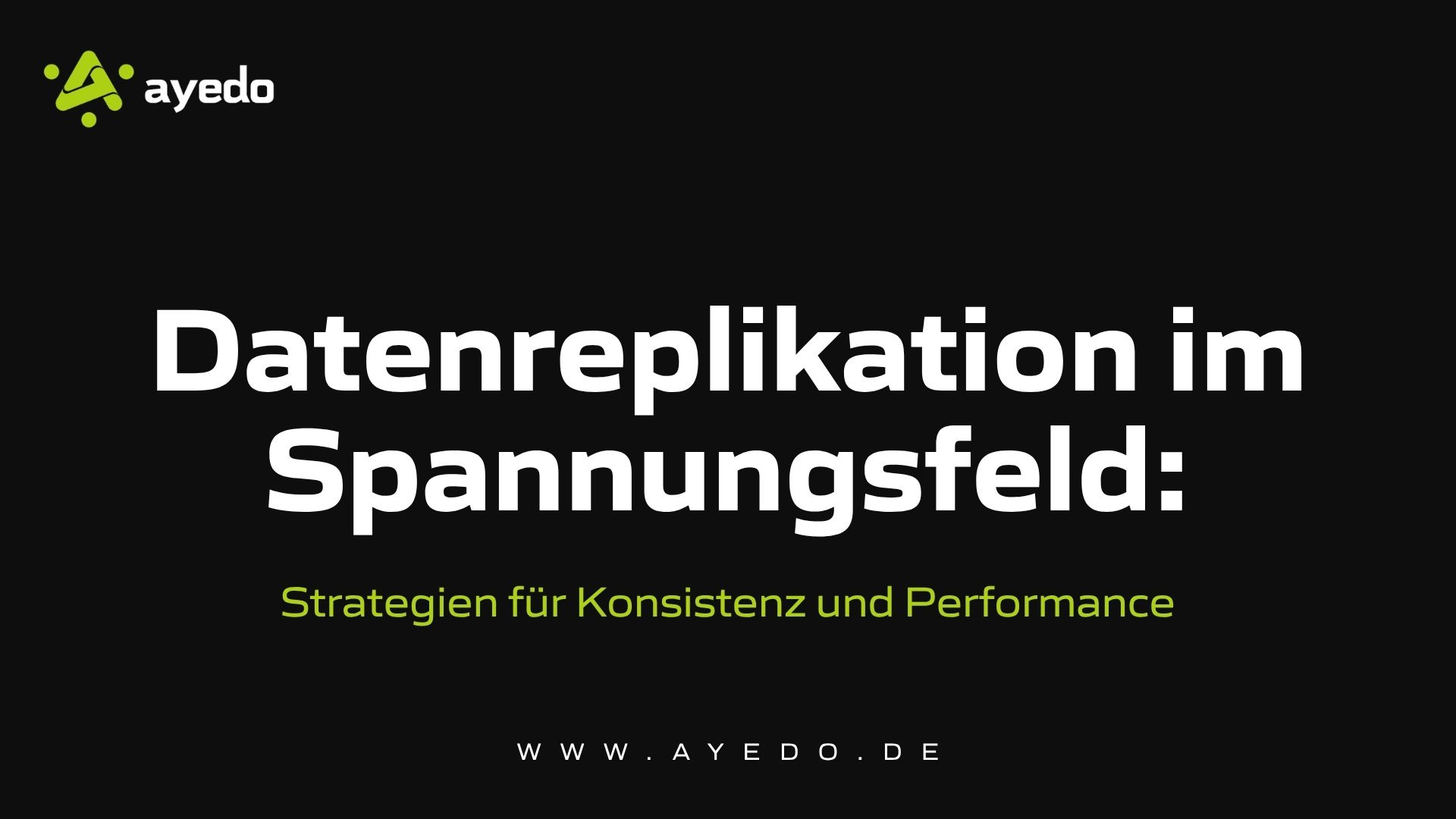 Data Replication in the Tension Field: Strategies for Consistency and Performance