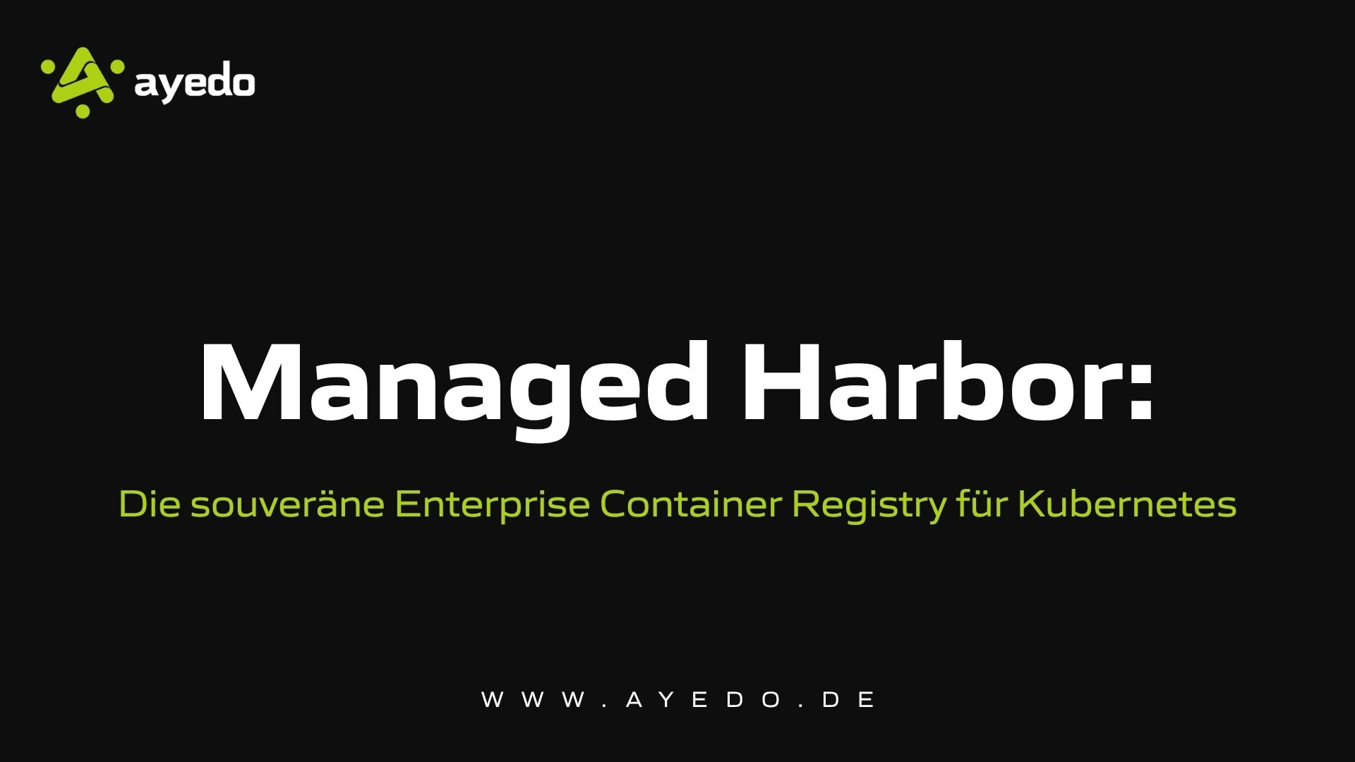 Managed Harbor: Die souveräne Enterprise Container Registry für Kubernetes