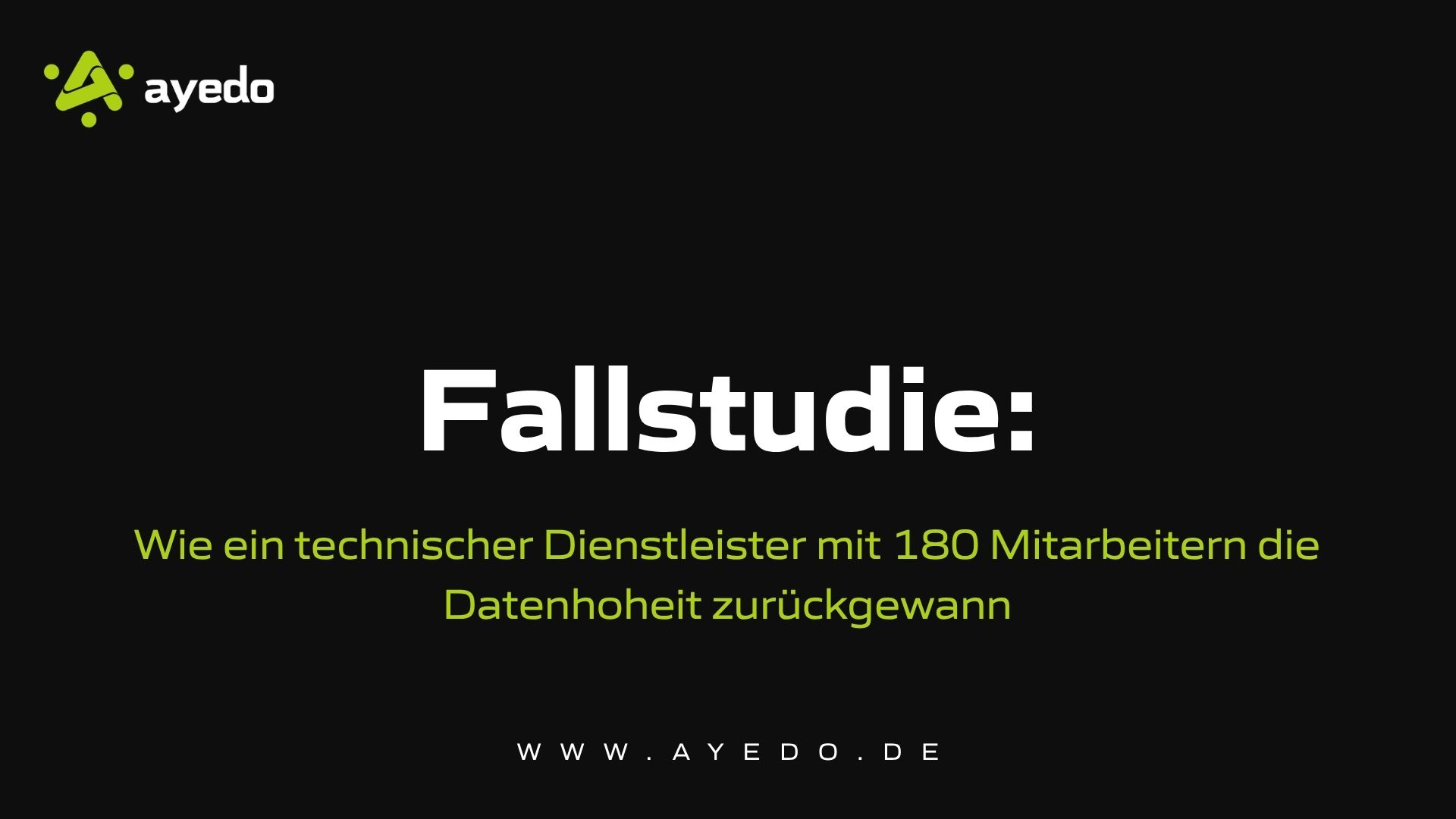 Case Study: How a Technical Service Provider with 180 Employees Regained Data Sovereignty