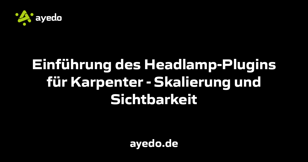 Einführung des Headlamp-Plugins für Karpenter - Skalierung und Sichtbarkeit