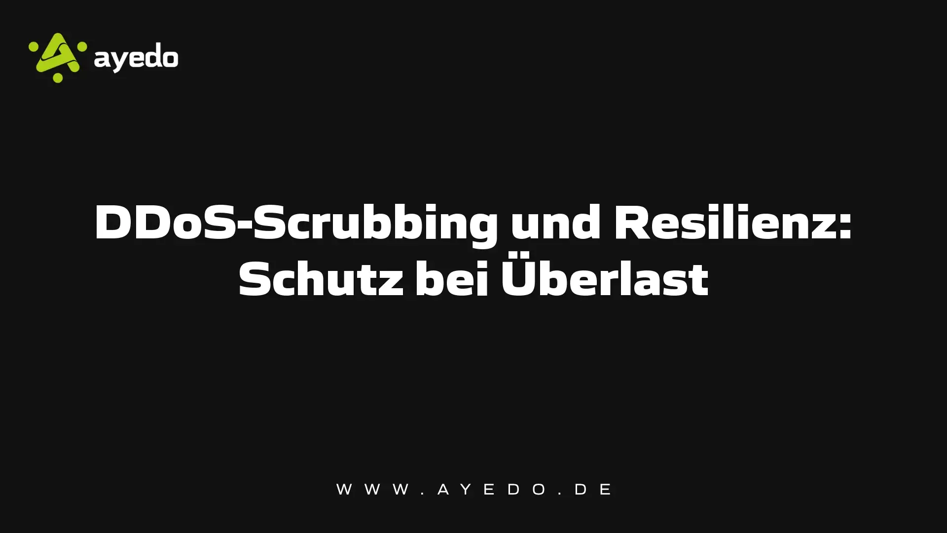 DDoS-Scrubbing und Resilienz: Schutz bei Überlast