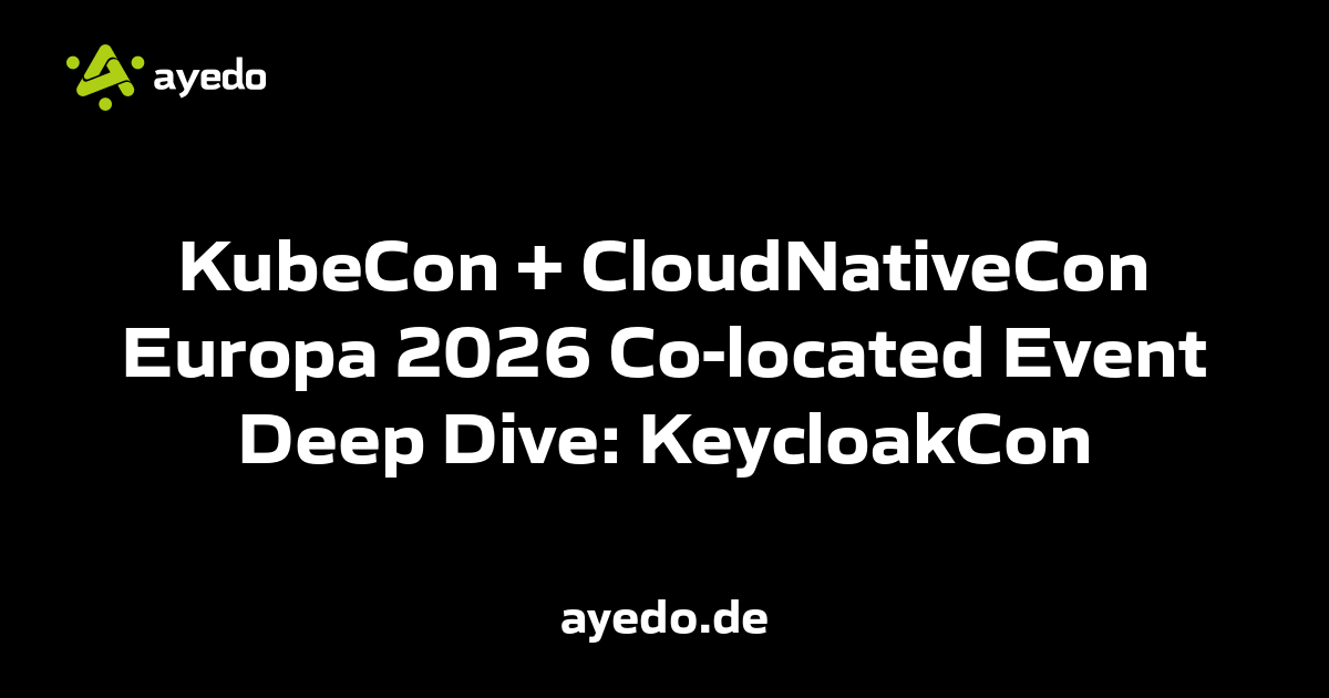 KubeCon + CloudNativeCon Europa 2026 Co-located Event Deep Dive: KeycloakCon