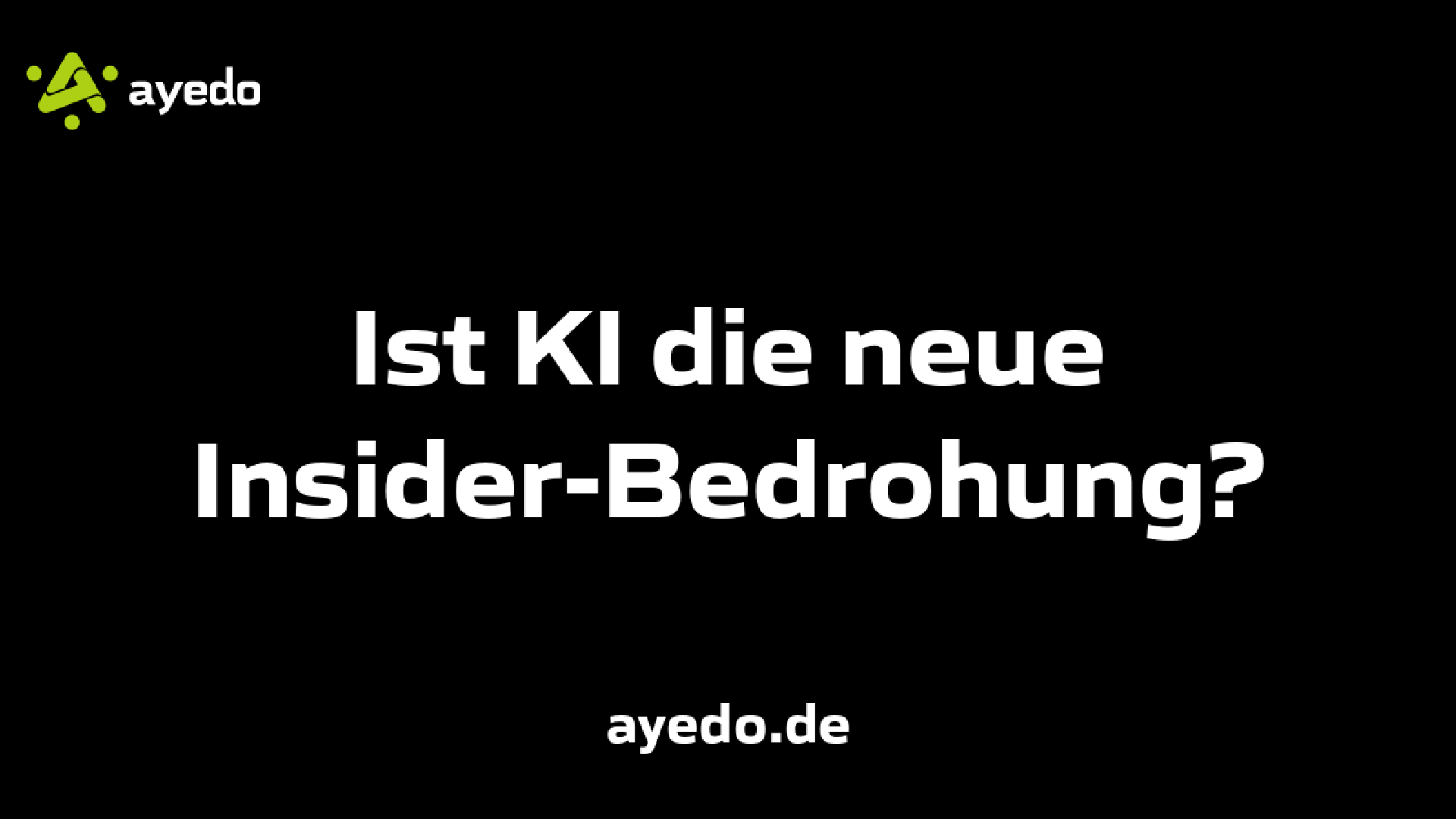 Ist KI die neue Insider-Bedrohung?