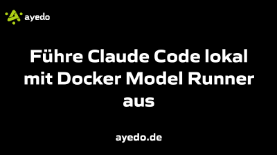 Führe Claude Code lokal mit Docker Model Runner aus