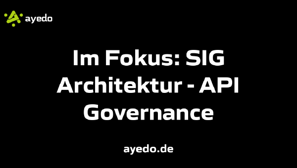 Im Fokus: SIG Architektur - API Governance
