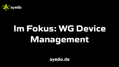 Im Fokus: WG Device Management