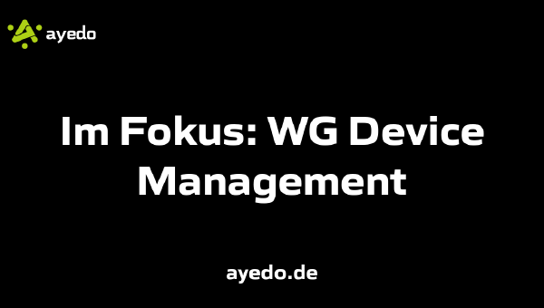 Im Fokus: WG Device Management