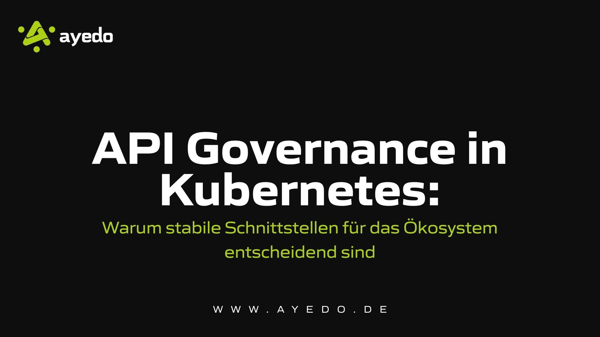 API Governance in Kubernetes: