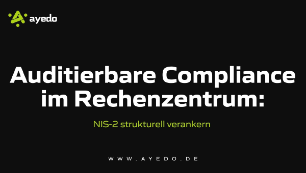 Auditable Compliance in the Data Center: Structurally Anchoring NIS-2