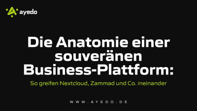 Die Anatomie einer souveränen Business-Plattform: So greifen Nextcloud, Zammad und Co. ineinander