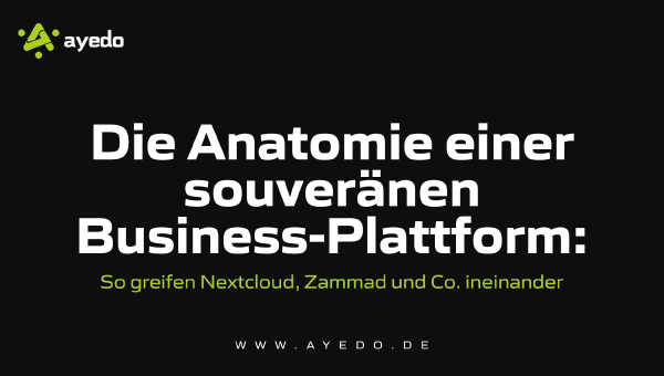 Die Anatomie einer souveränen Business-Plattform: So greifen Nextcloud, Zammad und Co. ineinander