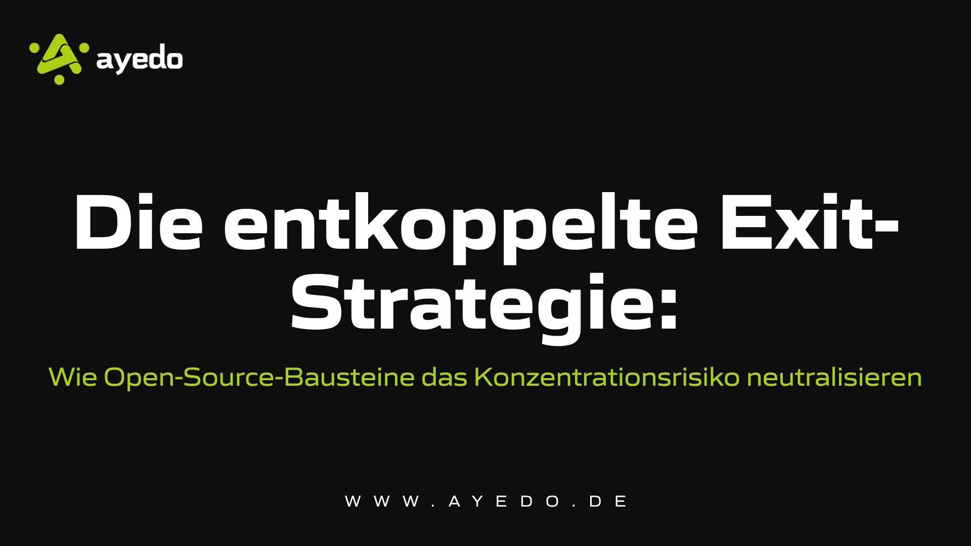 The Decoupled Exit Strategy: