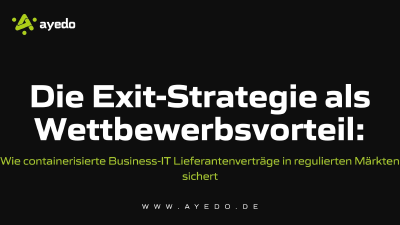 The Exit Strategy as a Competitive Advantage:
