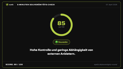 Digitale Souveränität messbar machen: