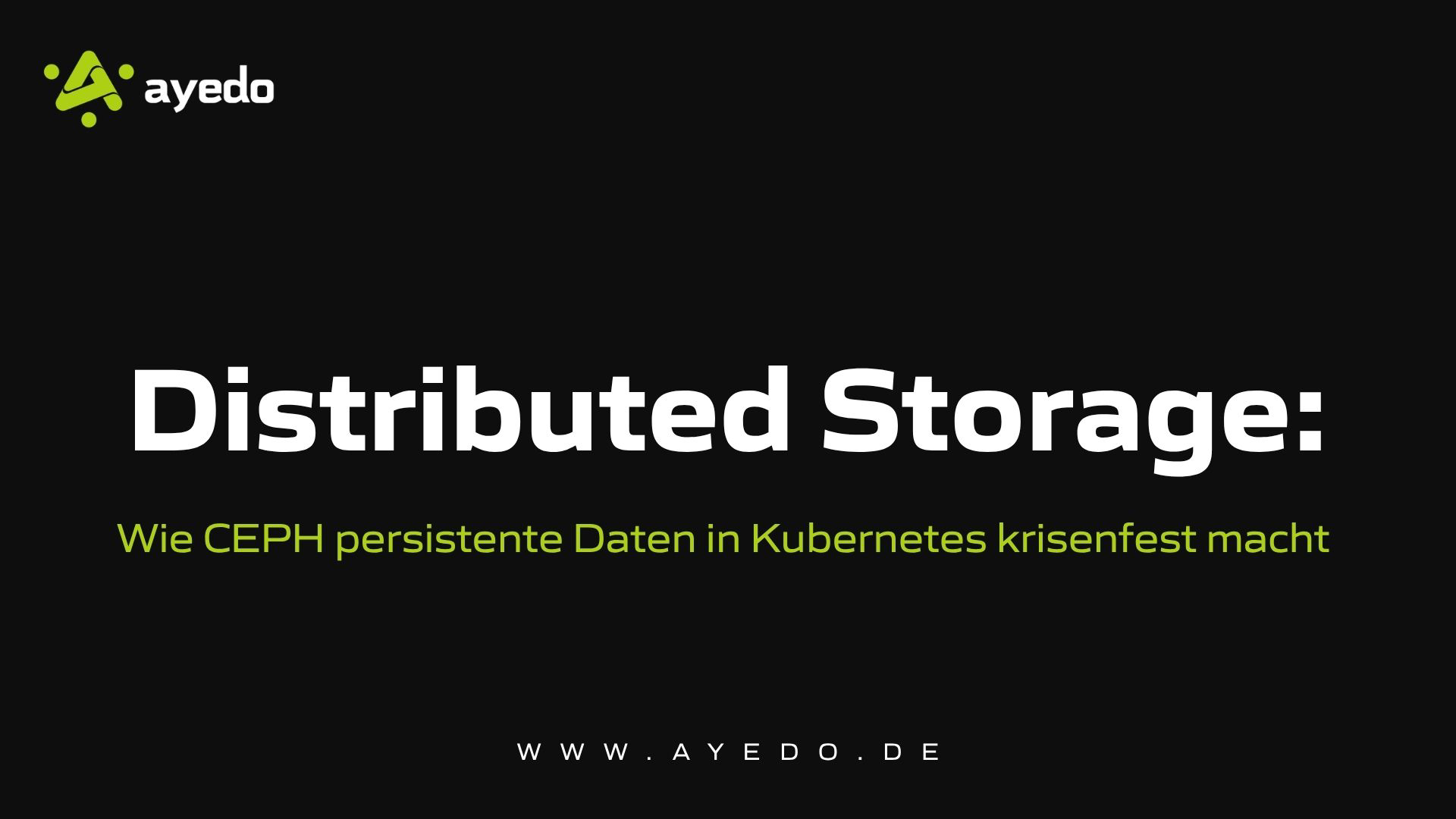 Distributed Storage: How CEPH Makes Persistent Data in Kubernetes Resilient