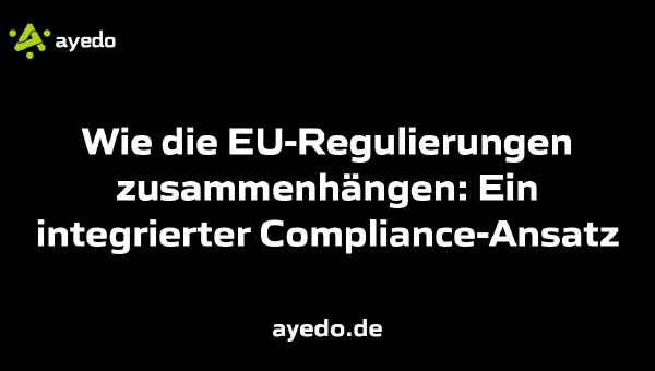 Wie die EU-Regulierungen zusammenhängen: Ein integrierter Compliance-Ansatz