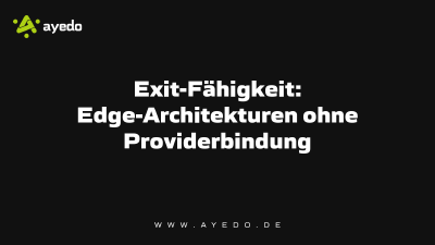 Exit Capability: Edge Architectures Without Provider Lock-In