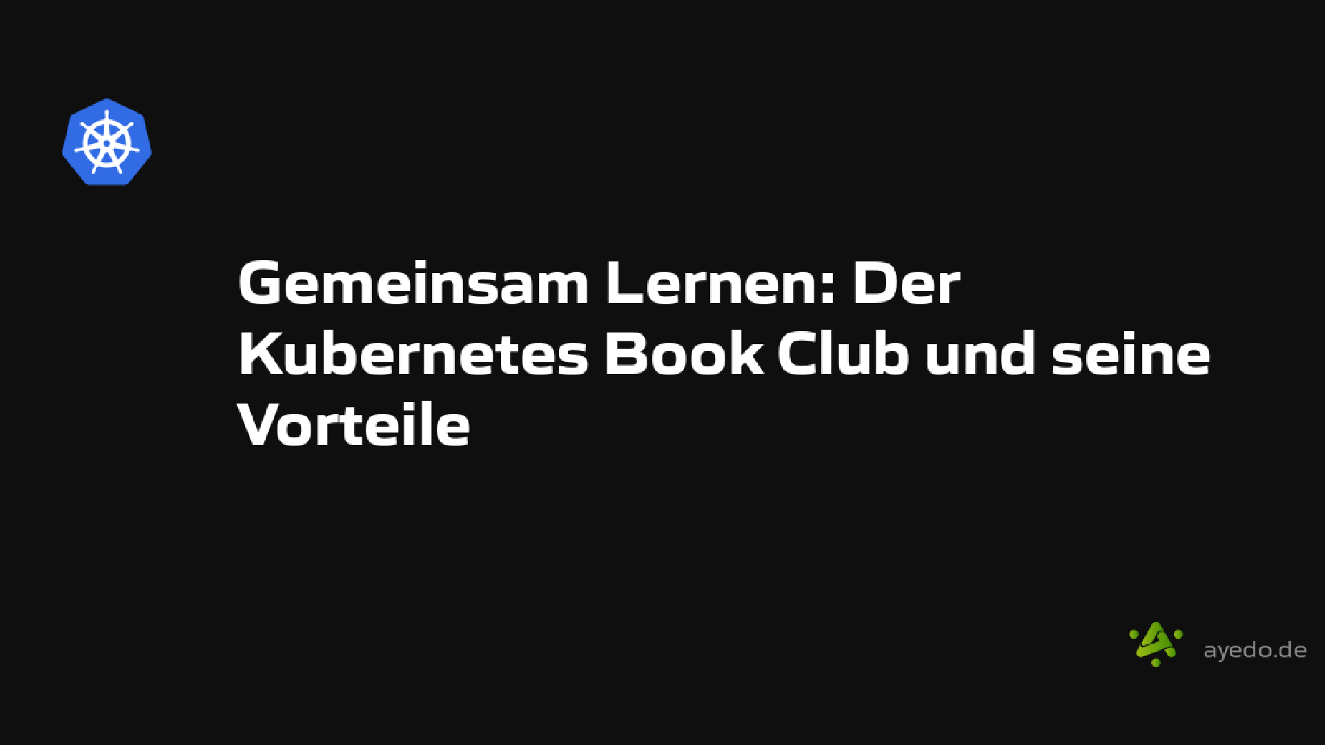 Gemeinsam Lernen: Der Kubernetes Book Club und seine Vorteile