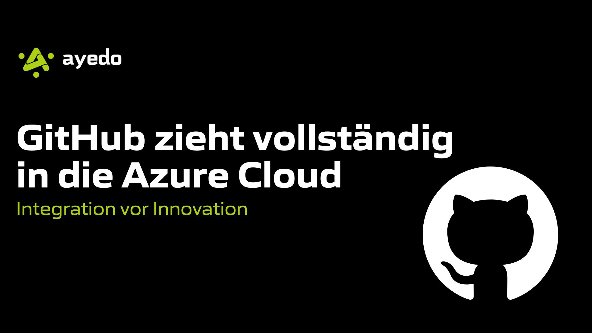 GitHub zieht vollständig in die Azure Cloud – Infrastruktur geht vor Innovation