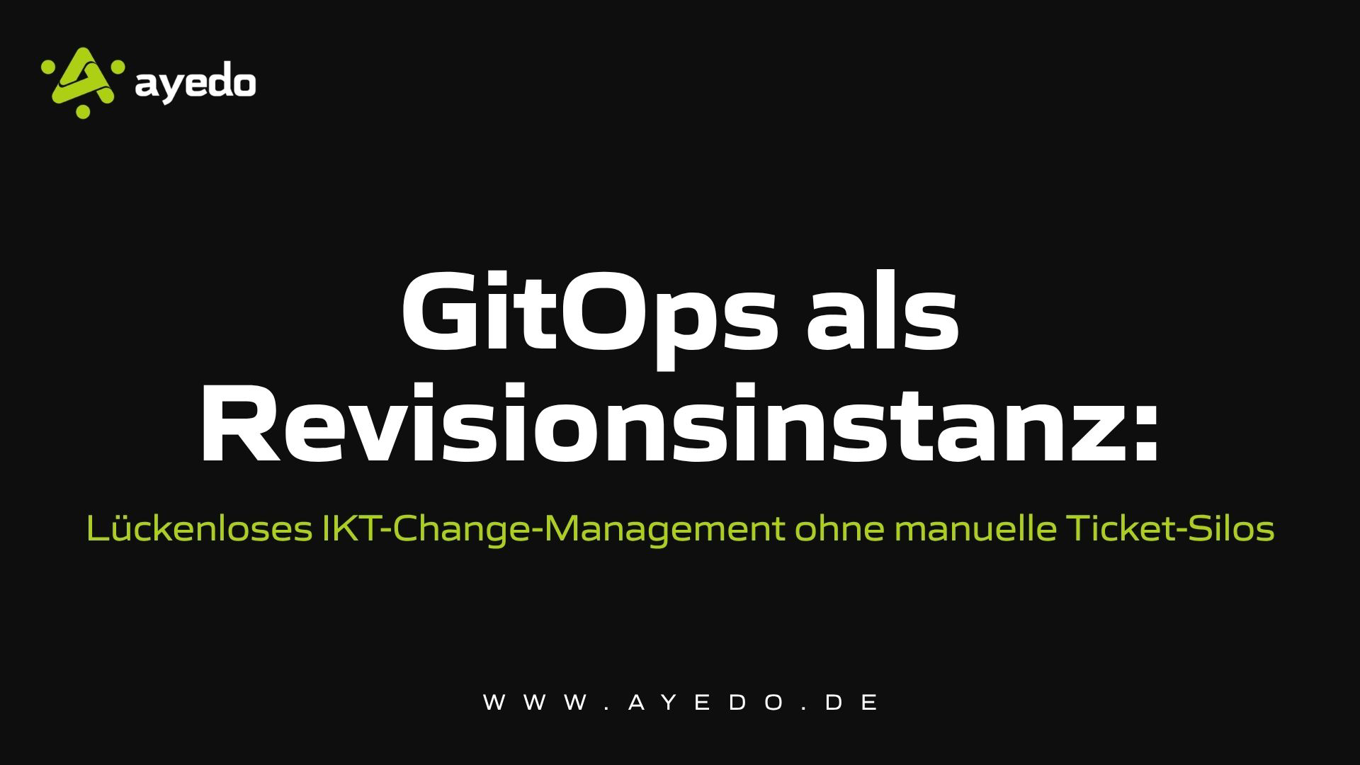GitOps as a Revision Authority