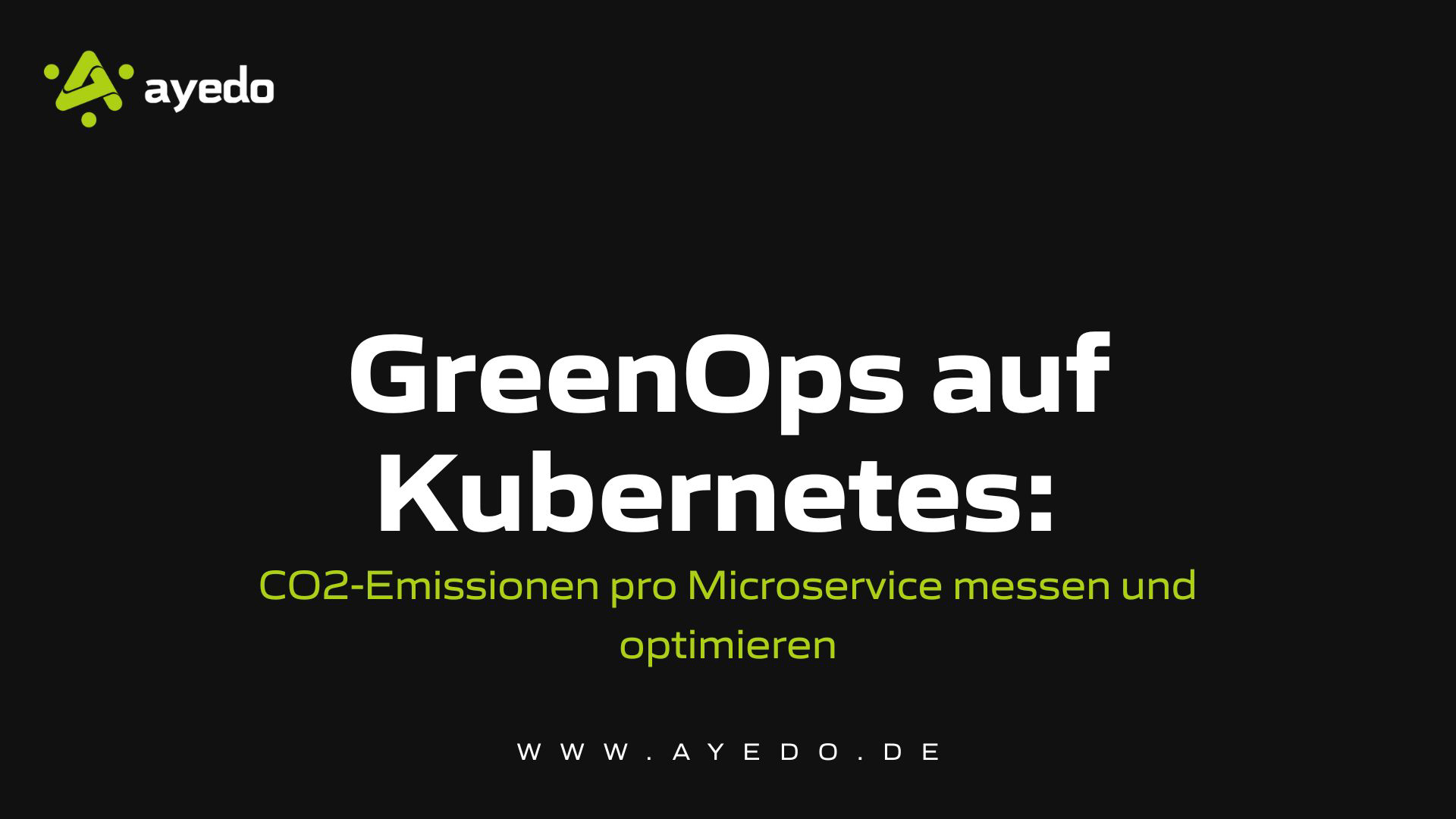 GreenOps auf Kubernetes: CO2-Emissionen pro Microservice messen und optimieren