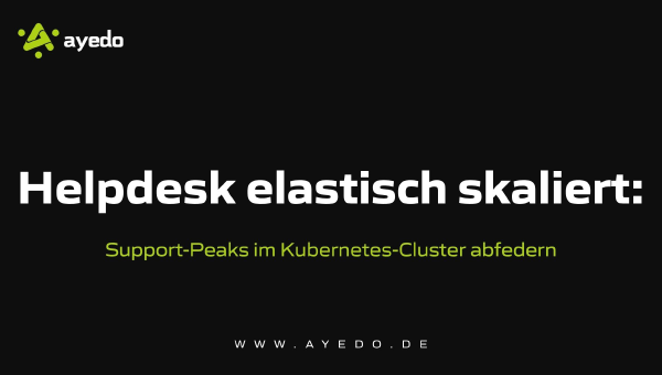 Helpdesk Scales Elastically: Absorbing Support Peaks in the Kubernetes Cluster