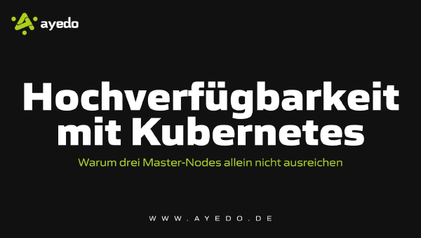 High Availability with Kubernetes: Why Three Master Nodes Alone Are Not Enough