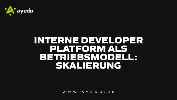 Internal Developer Platform as an Operating Model: Scaling
