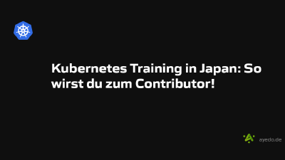 Kubernetes Training in Japan: So wirst du zum Contributor!