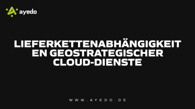 Lieferkettenabhängigkeiten geostrategischer Cloud-Dienste
