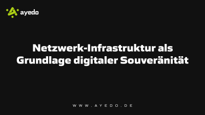 Network Infrastructure as the Foundation of Digital Sovereignty