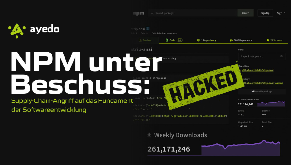 NPM unter Beschuss: Supply-Chain-Angriff auf das Fundament der Softwareentwicklung