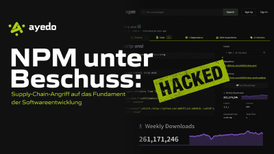 NPM unter Beschuss: Supply-Chain-Angriff auf das Fundament der Softwareentwicklung