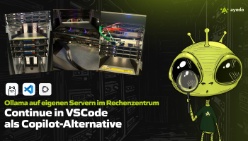 Ollama auf eigenen Servern im Rechenzentrum mit Continue in VSCode als Copilot-Alternative